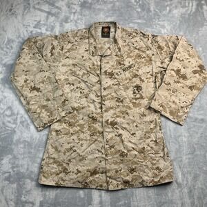 US Marine Corps MCCUU Desert Marpat Blouse Jacket Combat Frog Top USMC Size M